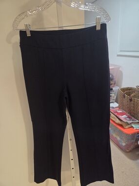 J. McLaughlin Navy Blue Boot-Cut Pull-On Pants
